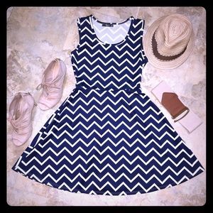 Stylish Chevron Dress by Pinc!